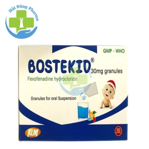 Bostekid 30mg granules - Hộp 30 gói x 1g